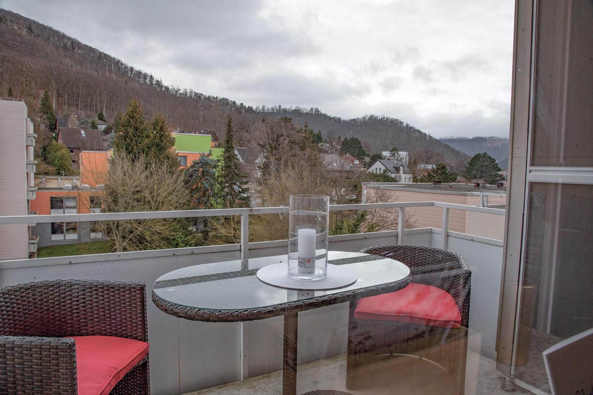 Burgberg-Blick Apartment บัดฮาร์ซบวร์ก ภายนอก รูปภาพ